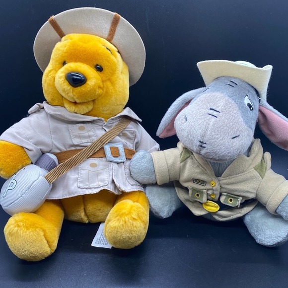 unknown Toys Disney Safari Winnie The Pooh Bear Plush Eeyore